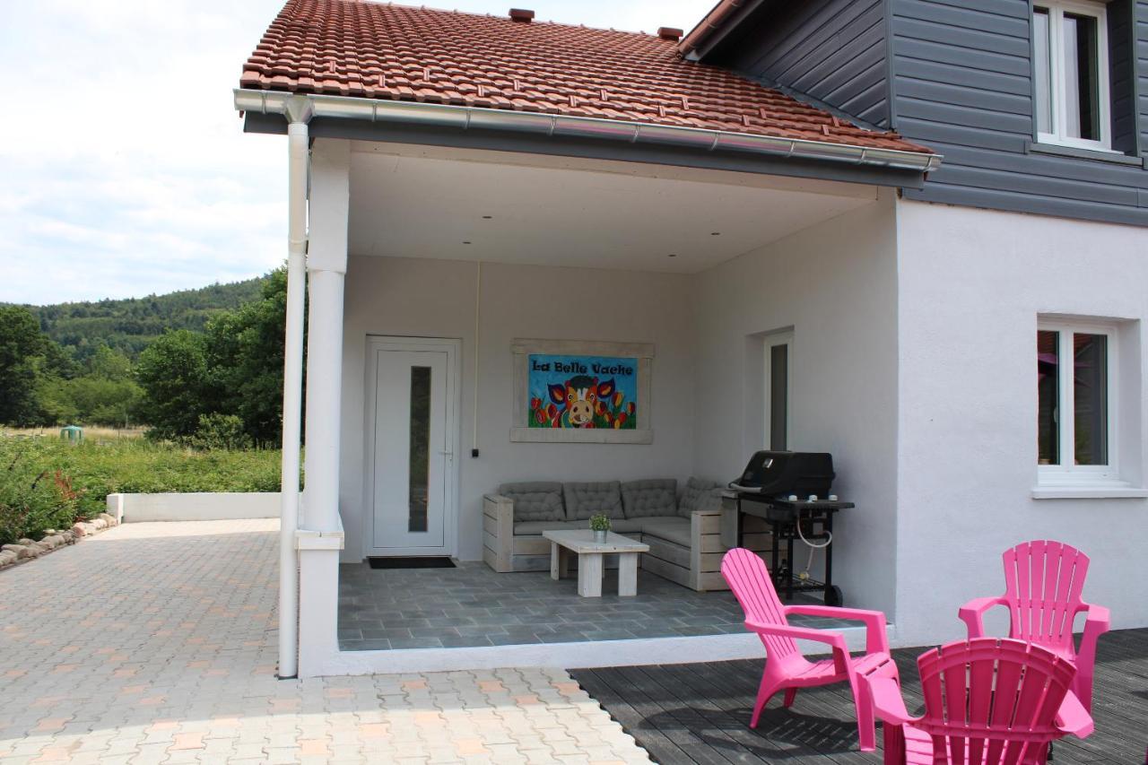 La Belle Vache Villa Aumontzey Bagian luar foto